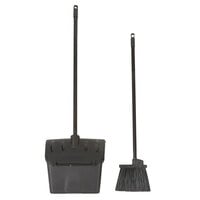 Carlisle Duo-Sweep 7 1/2 inch Lobby Broom with 30 inch Handle and Dustpan