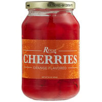Regal 16 oz. Orange Maraschino Cherries with Stems