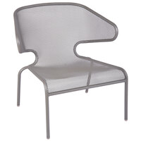 BFM Seating DV260TS Maze Titanium Silver Steel Lounge Chair