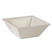 Thunder Group PS5005V 4 3/4 inch x 4 3/4 inch Passion Pearl Square 8 oz. Melamine Bowl - 12/Pack