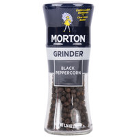 Morton 1.24 oz. Black Peppercorn Glass Mill - 6/Case