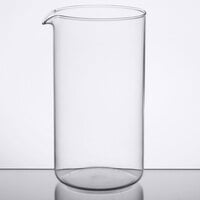 World Tableware 73592G 34 oz. / 4 Cup French Press Replacement Carafe / Stirring Glass - 12/Case