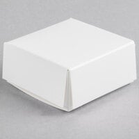2 1/2" x 2 1/2" x 1 1/8" 1-Piece White Candy Box - 250/Case