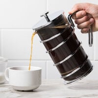World Tableware 73592 34 oz. / 4 Cup Stainless Steel French Press