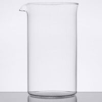 World Tableware 73590G 17 oz. / 2 Cup French Press Replacement Carafe / Stirring Glass - 12/Case