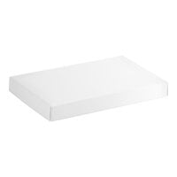 9 3/8" x 6" x 1 1/8" 2-Piece 1 lb. White Candy Box - 250/Case