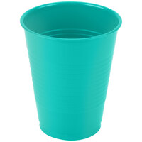 Creative Converting 324775 16 oz. Teal Lagoon Plastic Cup - 240/Case