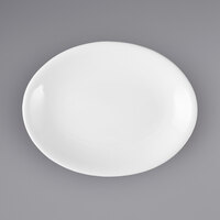 Oval 8.25"/21cm Plates x 6 Porcelite Restaurant Dinning Plate Tableware Catering 