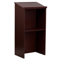 Flash Furniture MT-M8830-LECT-MAH-GG Mahogany Floor Lectern