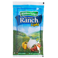 Hidden Valley 1.5 oz. Light Ranch Dressing Packet - 84/Case
