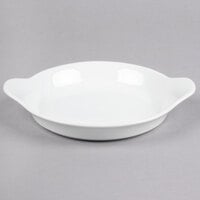 Syracuse 911194441 Chef's Selection 23 oz. Aluma White Porcelain Handled Dish - 12/Case
