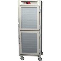 Metro C589-SDC-LPDS C5 8 Series Reach-In Pass-Through Heated Holding Cabinet - Clear Dutch / Solid Dutch Doors