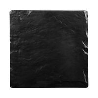 Elite Global Solutions M10 Fo Slate Square Faux Black Slate Melamine Serving Board - 10 inch x 10 inch
