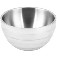 Vollrath 4659050 Double Wall Round Beehive 1.7 Qt. Serving Bowl - Pearl White