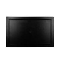 Elite Global Solutions M2415 Fo Slate Rectangular Faux Black Slate Melamine Serving Board - 24 inch x 15 inch