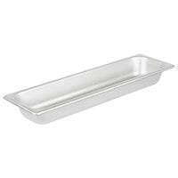Vollrath S20062 Super Pan® 1/2 Size Long 2 1/2" Deep Heavy-Duty Anti-Jam Stainless Steel Steam Table / Hotel Pan - 20 Gauge