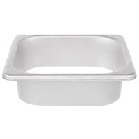 Vollrath E6WC02 Super Pan V 6 7/8" x 6 1/4" x 2" Rectangular Stainless Steel In-Counter Trash Chute