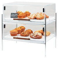 Cal-Mil 3706-1813-49 Mid-Century 19 1/2 inch x 13 1/2 inch x 18 inch Pastry Case with Chrome Frame