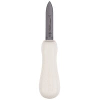 Dexter Russell 10483 Sani-Safe 2 3/4 inch Providence Style Oyster Knife with White Textured Poly Handle