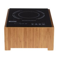 Cal-Mil 3633-60 Bamboo Countertop Induction Cooker - 120V, 1600W