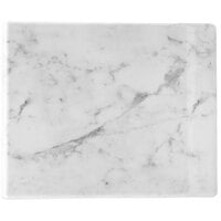 Cal-Mil 3629-1511-81M Carrara Marble Melamine Serving Board - 15 inch x 11 inch x 1/2 inch
