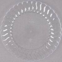 Fineline Flairware 206-CL 6" Clear Plastic Plate - 18/Pack