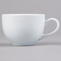 Tuxton BPF-0801 8 oz. Porcelain White China Cappuccino Cup - 24/Case