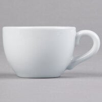 Tuxton BPF-0301 3 oz. Porcelain White China Cappuccino / Espresso Cup - 24/Case