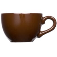 Tuxton DMF-0301 3 oz. Mahogany China Cappuccino / Espresso Cup - 24/Case