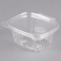 Genpak 6 oz. Clear Hinged Deli Container - 400/Case