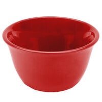Thunder Group CR303PR Smooth Melamine Pure Red Bouillon Cup - 12/Case