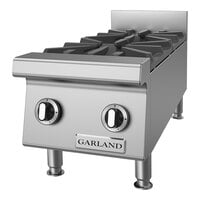Garland GTOG12-2 Liquid Propane 2 Burner 12" Countertop Range - 60,000 BTU
