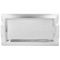 Vollrath 82094 Rectangular Stainless Steel Serving Tray with Handles - 18 inch x 10 inch