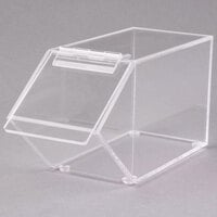 Cal-Mil 492 Classic Stackable Acrylic Topping Bin - 4 1/2" x 11" x 5 1/2"
