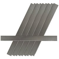 Unger HDSB0 8" Dual Sided Replacement Blades for Unger HDSC0 and HDSS0 Heavy Duty Floor Scrapers - 10/Pack