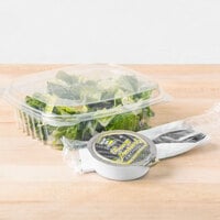 Genpak 24 oz. Clear Hinged Deli Container with High Dome Lid - 100/Pack