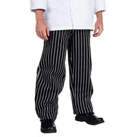 Chef Revival Unisex Pinstripe EZ Fit Chef Pants - Extra Small