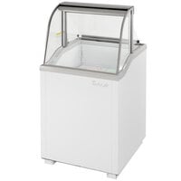 Turbo Air TIDC-26W-N 26 inch Low Curved Glass Ice Cream Dipping Cabinet