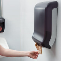 Lavex Janitorial Natural Brown Kraft M-Fold (Multifold) Towel - 4000/Case