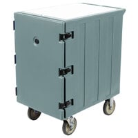 Cambro 1826LBC401 Camcart Slate Blue Single Compartment Mobile Cart for 18 inch x 26 inch Food Storage Boxes