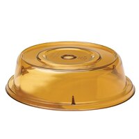 Cambro 1202CW153 Camwear Amber Camcover 12 1/8" Plate Cover - 12/Case