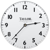 Taylor 5265191 Digital Wall Clock with Thermometer and Calendar