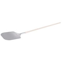 American Metalcraft 12 inch x 14 inch Aluminum Pizza Peel with 50 inch Wood Handle 6412