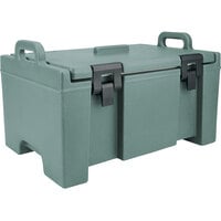 Cambro UPC100401 Camcarrier® Slate Blue Top Loading 8 inch Deep Insulated Food Pan Carrier