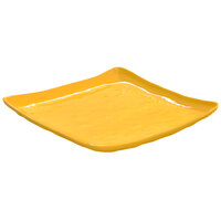 GET ML-147-TY New Yorker 13 3/4" Square Catering Platter - Tropical Yellow