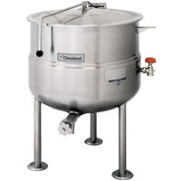 Cleveland KDL-250 250 Gallon Stationary 2/3 Steam Jacketed Direct Steam Kettle