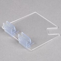 Cal-Mil 1811N Hinged Hard Plastic Lid with Notch