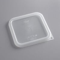 Cambro CamSquares® 2 and 4 Qt. Translucent Square Polypropylene Food Storage Container Seal Lid