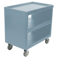 Cambro BC235 Slate Blue Three Shelf Service Cart - 37 1/4 inch x 21 1/2 inch x 34 5/4 inch