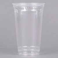 Fabri-Kal GC24 Greenware 24 oz. Compostable Clear Plastic Cold Cup - 25/Pack